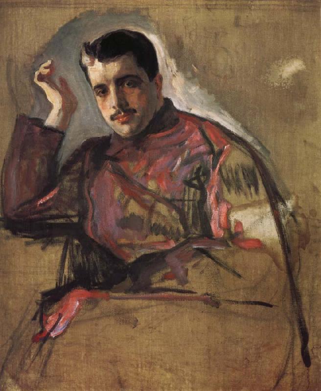 Valentin Serov Portrait of Sergei Diaghilev oil painting picture
